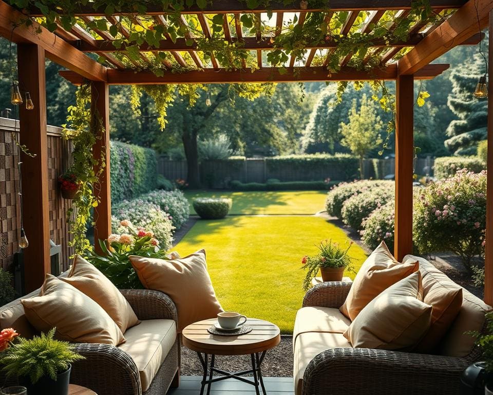 Hoe maak je een zithoek in de tuin?