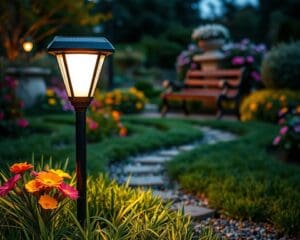 Is een solar tuinlamp voldoende krachtig?