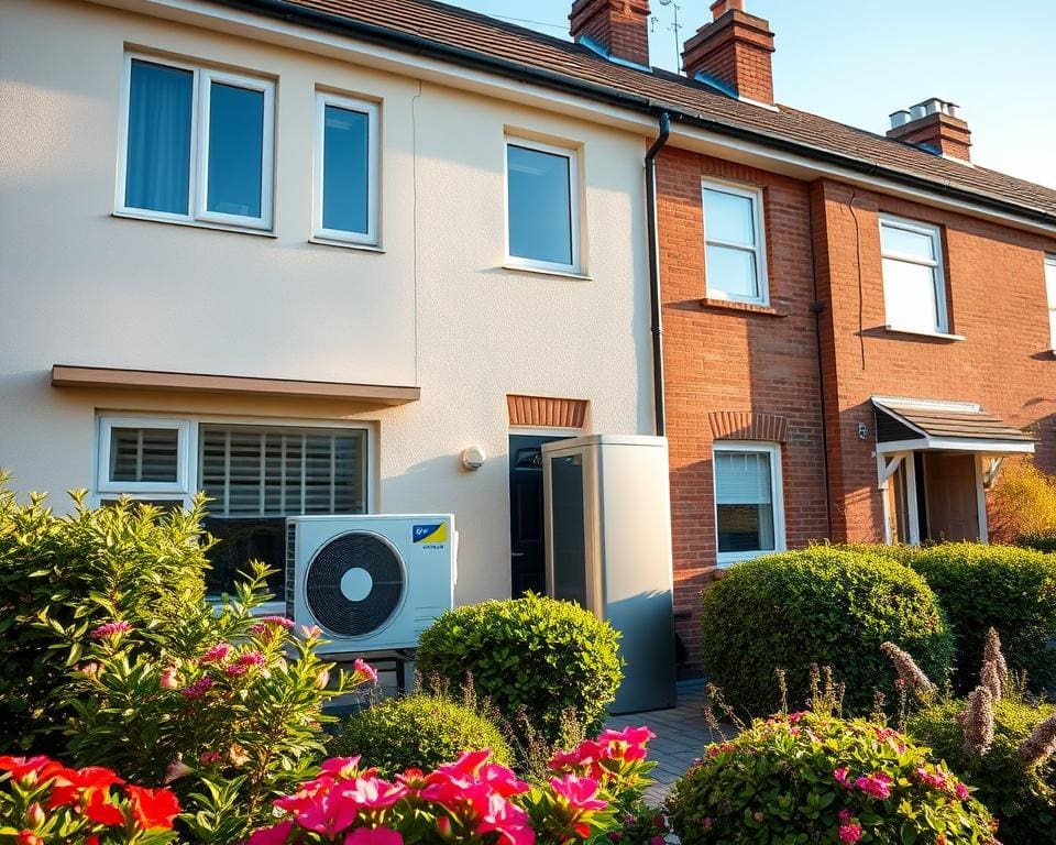 Is een warmtepomp geschikt voor een rijtjeshuis?