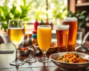 Wat drink je bij een pittig gerecht?