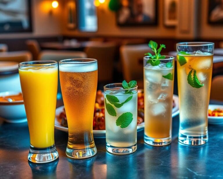 Wat drink je bij pittig eten?