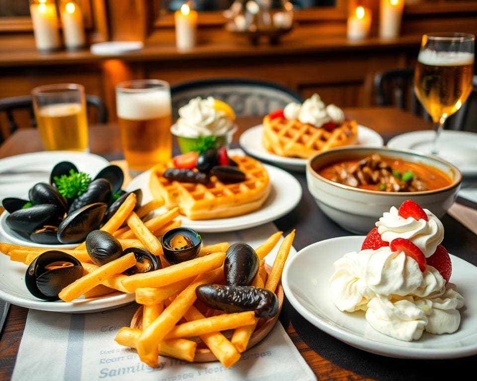 Wat zijn populaire gerechten in de Belgische keuken?