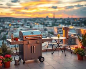 Welke barbecue past bij een klein terras?