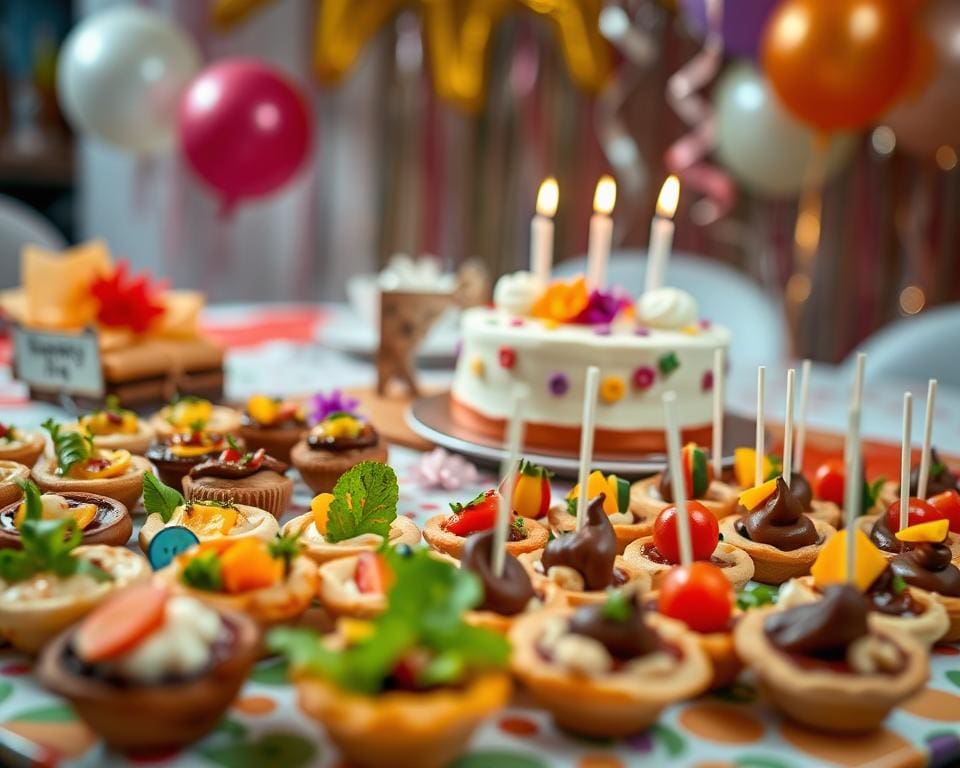 Welke hapjes passen bij een verjaardag?