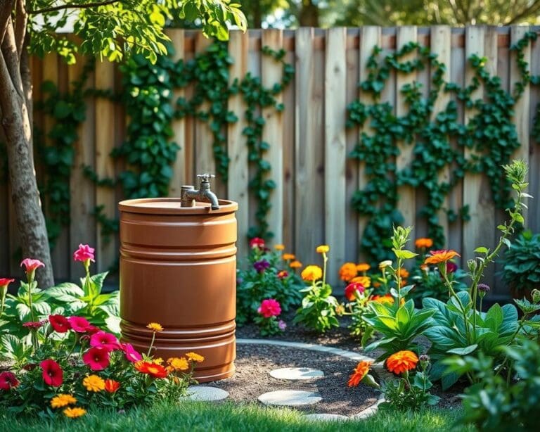 Welke regenton past bij een kleine tuin?