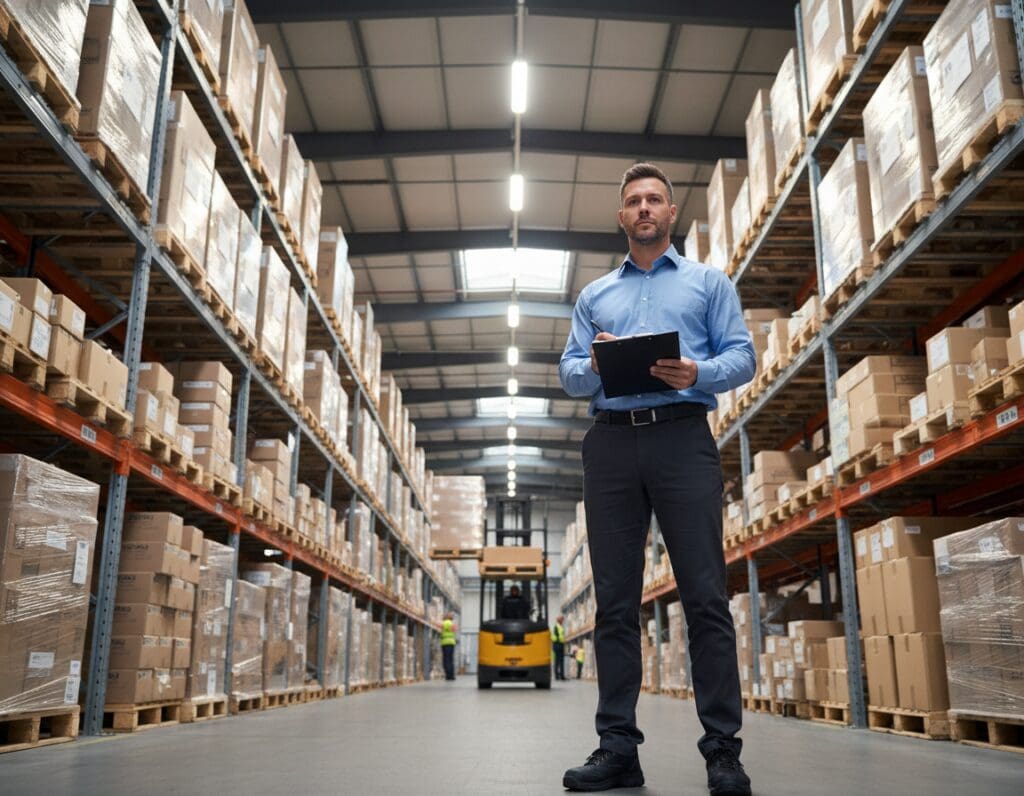 warehouse manager taken