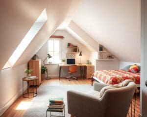 zolderkamer indeling schuine wanden