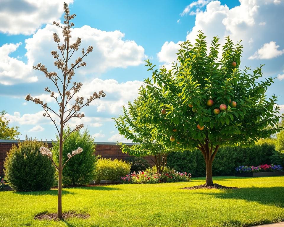 bomen tuin