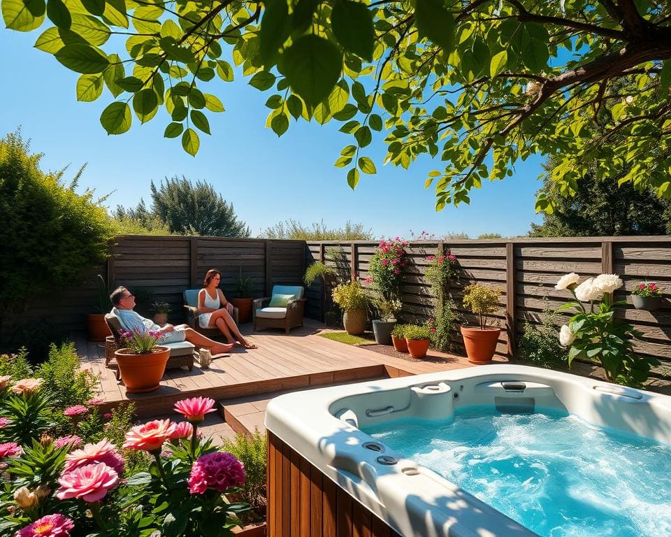 hottub tuin