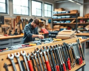 werkplaats inrichten