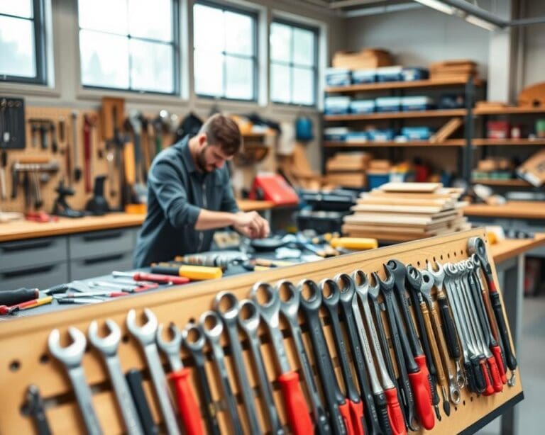 werkplaats inrichten