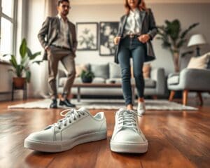 witte sneakers